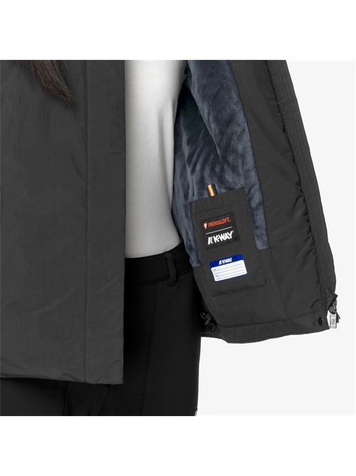 Giacca lil soft touch marmotta donna colore black K-WAY | LIL SOFT TOUCH MARMOTAL8